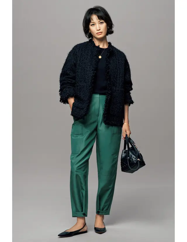 デパリエツイードジャケットのエイミ