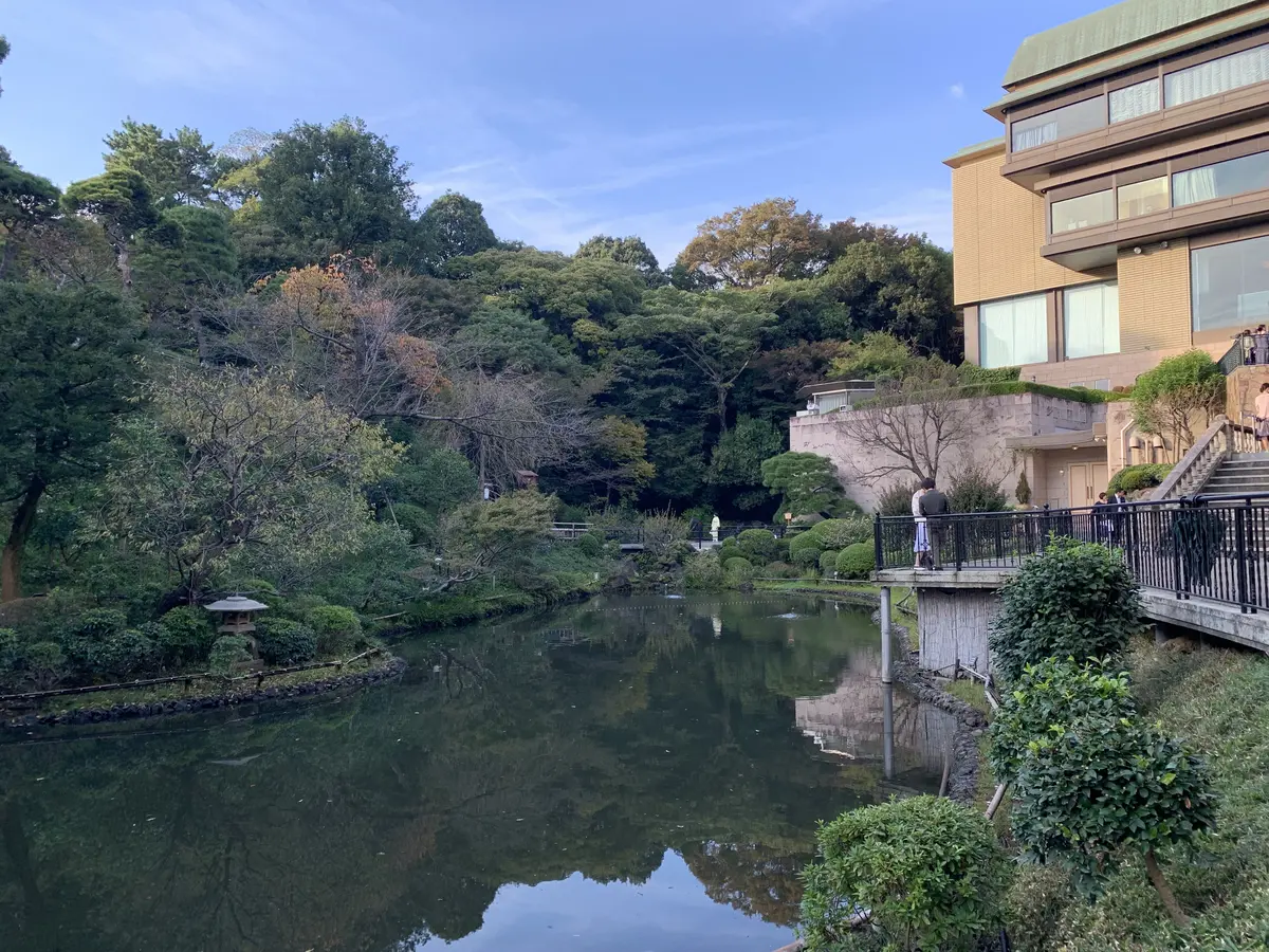 ホテル椿山荘東京の庭園