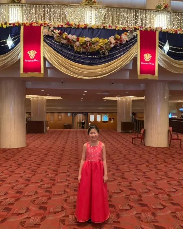 サントリーホールで演奏をする夢を叶えた娘