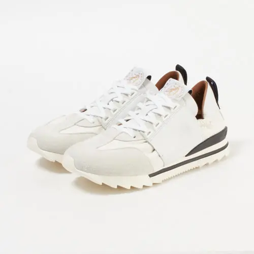 SUS ナイロンレザーコンビスニーカー