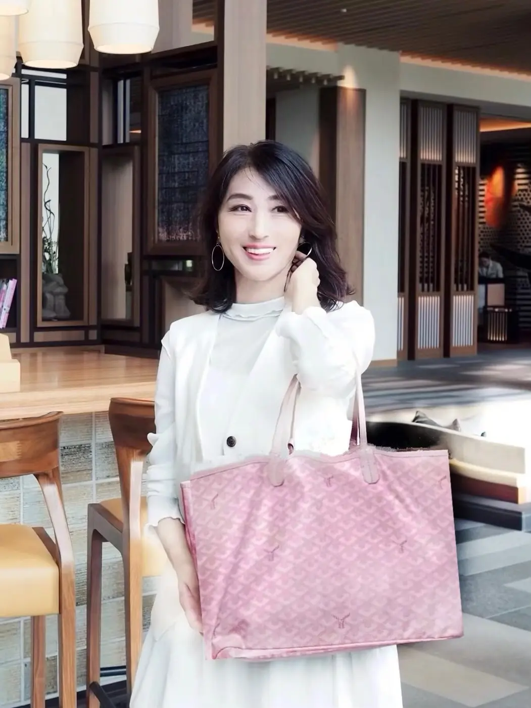 ゴヤール GOYARD 限定ピンク　トートバッグ