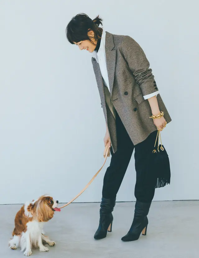 50代に必要！ブーツインスタイルはきれいめパンツでゆとりを楽しむ【富岡佳子の最愛ベーシック】