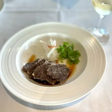 牛肉料理　沙茶醤ソース