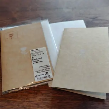 無印良品
メッセージカード