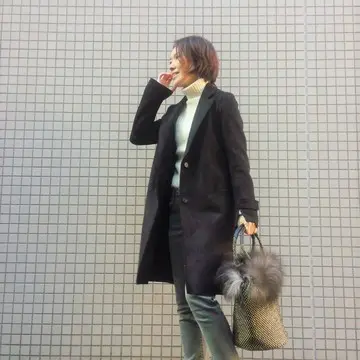 ZARAでショコラブラウンのコートと靴をの画像_1