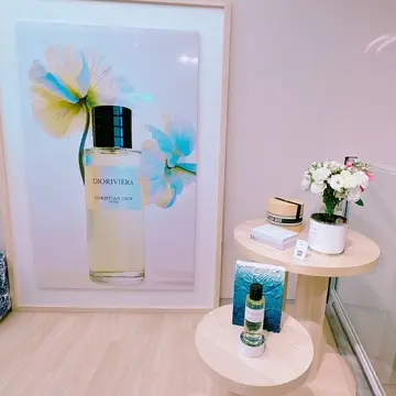 DIORポップアップイベント内