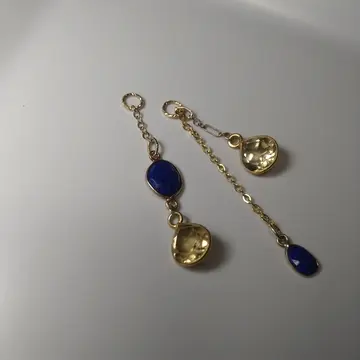 ラピスラズリとビアクォーツ