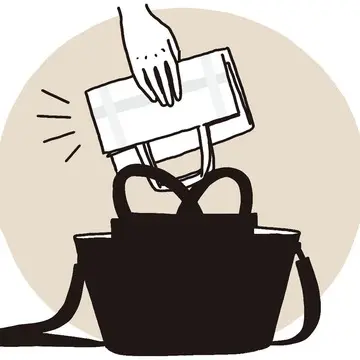 手みやげは紙袋から出して渡し、紙袋は持ち帰ること