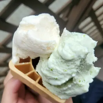 アスパラガスとミルクのジェラート