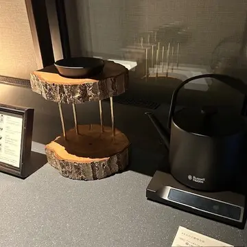 ふふ 旧軽井沢 静養の森 コンフォートルームのコーヒードリッパー