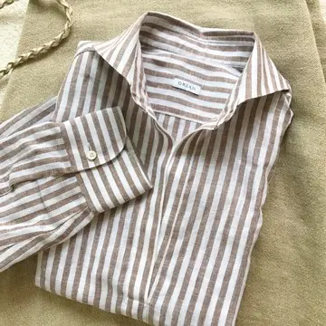 ストライプのリネンシャツの画像_1