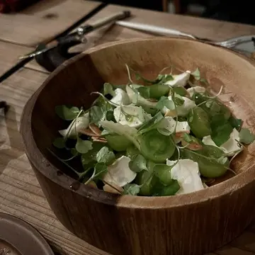 京都のレストラン「deico」料理　サラダ