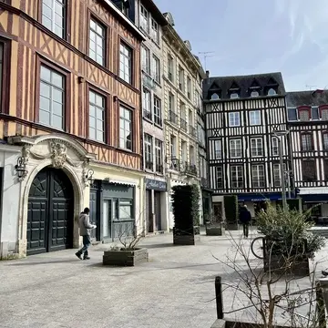 ルーアンの街並み