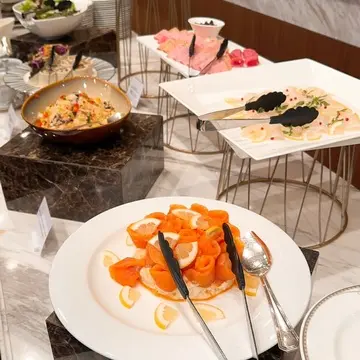 ザストリングス表参道会場内のお料理