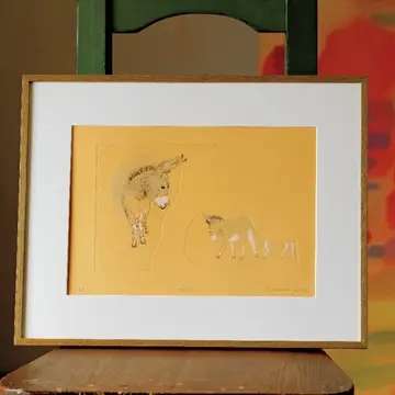 銅版画『プラテーロ』