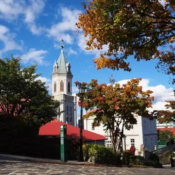 大三坂とカトリック元町教会