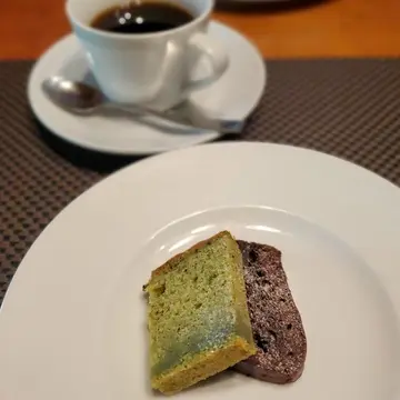 デザートとコーヒー