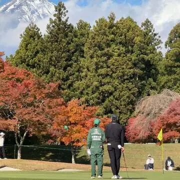 三井住友太平洋マスターズ　ゴルフトーナメント　試合風景