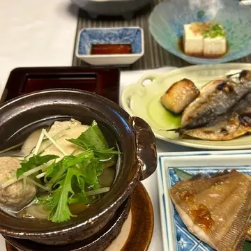 仙郷桜別邸奥の樹々　夕食