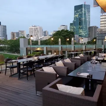 テラス席は景色も良くて雰囲気もGOOD！