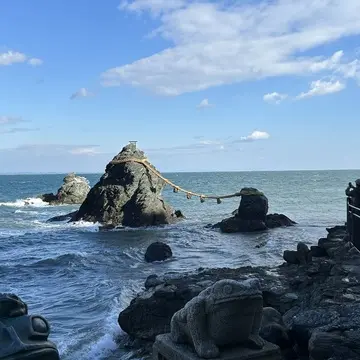 伊勢神宮 二見浦 夫婦岩 二見浦越玉神社