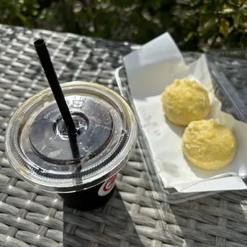 揚げたて、アッツアッツを頂きました。