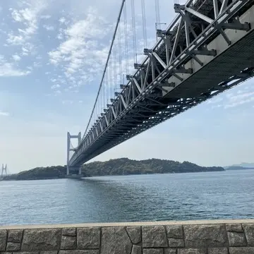 瀬戸大橋　下からの画像