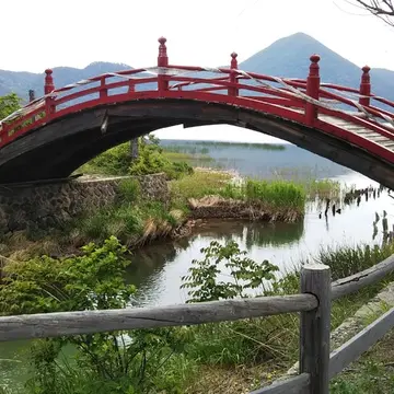 恐山　三途の川と太鼓橋