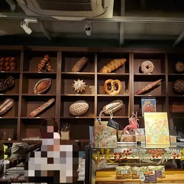 レジ回りもベーカリーらしい可愛らしい雰囲気