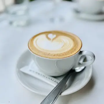 テラス席でのカプチーノも最高でした♡