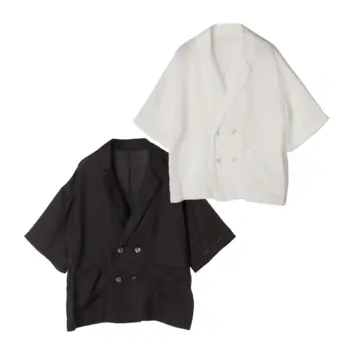 THIRD MAGAZINE×eclat
【坪田あさみさん別注】リネンシャツジャケット