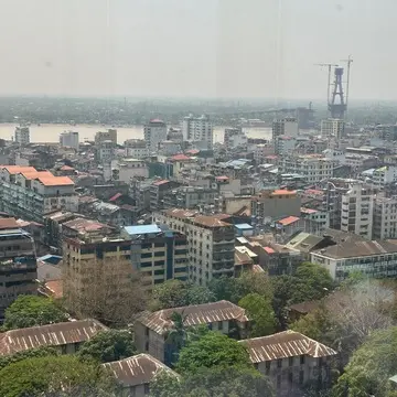 ヤンゴン街並み