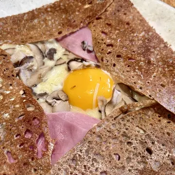 マッシュルームのガレット