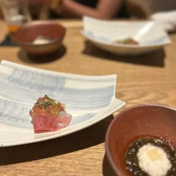 もずく酢　刺身