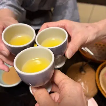 食前酒で乾杯