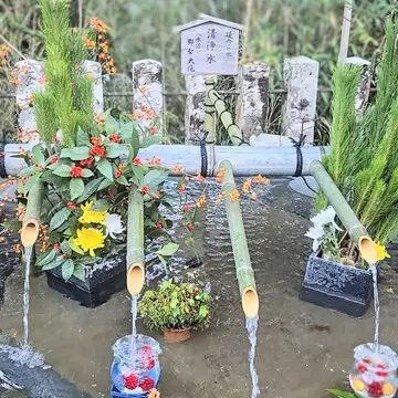 那智の大滝のお水は境内で飲めます