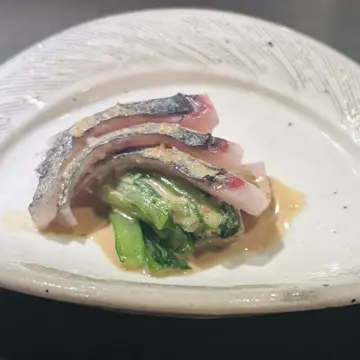 自由が丘 割烹 吉本 創作和食 ワイン ペアリング 特別フルコース 旬の魚 さわら