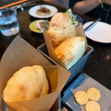 石焼きブレッドと海藻バター