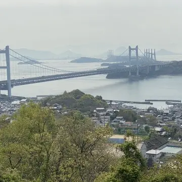 瀬戸大橋　展望台から全体の画像