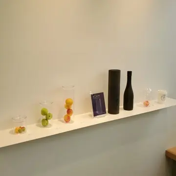 綺麗に飾られたエントランスのディスプレイ