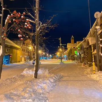 暖かみのあるガス灯の明かり
