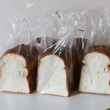 「Flip up! 」のパン・ド・ミは毎朝の朝食パン。