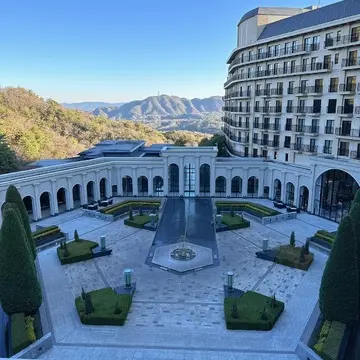 エクシブ有馬離宮の部屋から見た景色