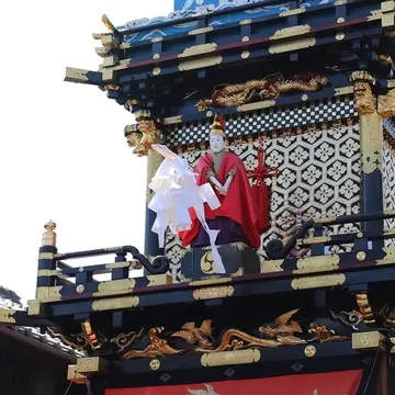 枝町の車山「遊漁神（ゆうぎょしん）」