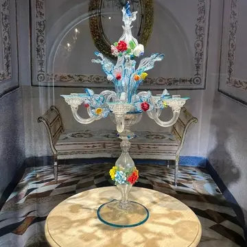 ミルフィオリ　クリスタルガラス　職人