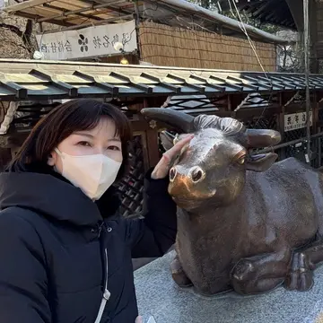 湯島天神 湯島天満宮 撫で牛 学問の神様 合格祈願 お詣り 