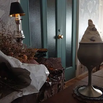 ラムレーズンのジェラートをシングルでいただいた日。