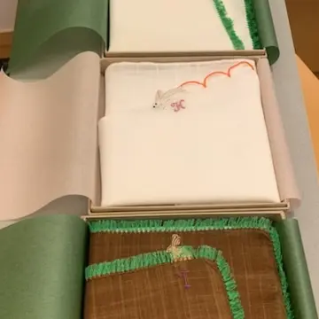 ラッピング前　ハンカチ