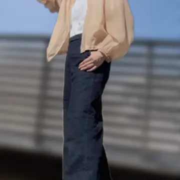 GU シアーシャツ ブルゾン  UNIQRO ワイドトラウザージーンズ