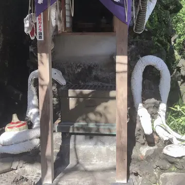 蛇窪神社　白蛇